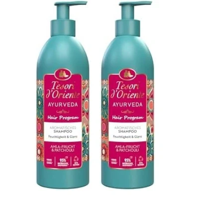 Abbildung von Tesori d&#039;Oriente Hair Program Shampoo &#039;Ayurveda&#039;, 250 ml, aromatisches Haarshampoo mit Amla Frucht und Patchouli, Feuchtigkeit &amp; Glanz für trockenes Haar, Wellness Ritual Körper Sinne