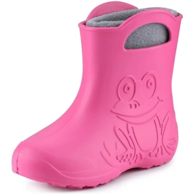 Abbildung von Ladeheid EVA federleichte Regenschuhe LA CA 03 Kinder Gummistiefel mit herausnehmbares Innenfutter