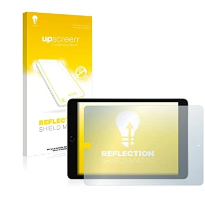 Abbildung von upscreen Entspiegelungs Schutzfolie für Apple iPad 10.2&quot; WiFi Cellular 2021 (im Querformat, 9. Gen.) Displayschutz Folie Matt [Anti Reflex,