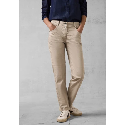 Abbildung von Cecil Jeans Slim Fit, Damen, Größe: 26x28, Beige