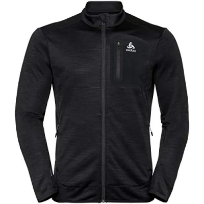 Abbildung von Odlo Herren Blaze Ceramiwarm Pro Fleecejacke, Black Melange, S