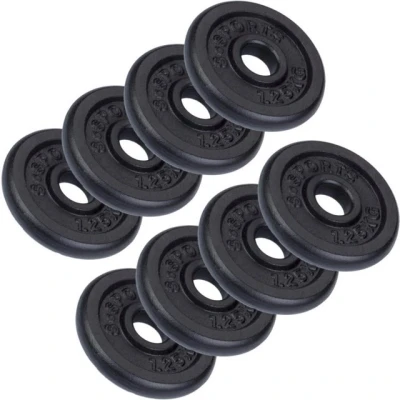 Abbildung von ScSPORTS® Hantelscheiben Set Ø 30mm Gusseisen Gewichtsscheiben Gewichte Fitness