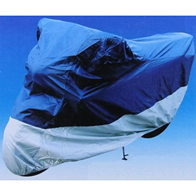 Abbildung von Systafex® Fahrradschutzhülle Motorrad Ganzgarage Abdeckung Schutzabdeckung Plane 246x105x127 cm (1 St), Verstärkung im Lenkerbereich, doppelt vernäht
