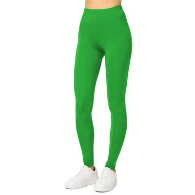 Abbildung von Merry Style Damen Lange Leggings aus Viskose MS10 143 (Grün, XXL)