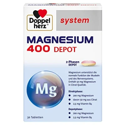Abbildung von Doppelherz Magnesium 400 Depot system Tabletten