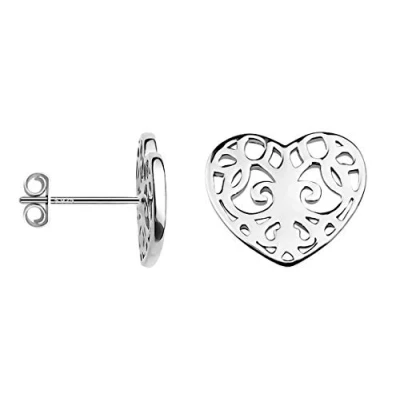 Abbildung von SOFIA MILANI Damen Ohrringe 925 Silber Ohrstecker als Herz 20626
