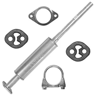 Abbildung von Mitteltopf Auspuff Mittelschalldämpfer für 1.4 1.6 Ford Focus 2 II MK2, C Max I 1 MK1, CC MK2 Cabrio