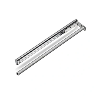 Abbildung von SOTECH Aluminium Handtuchhalter TED 1 armig chrom poliert (450 730 mm, ausziehbar) Teleskop Geschirrtuchhalter für Bad oder Küche