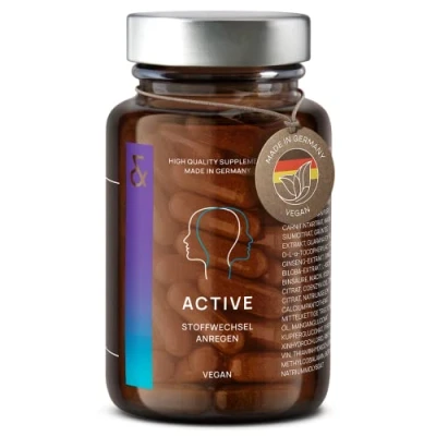 Abbildung von Active Vitamin b komplex + Carnipure Guarana 60 St