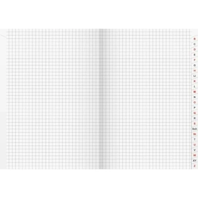 Abbildung von K+E Kladde A5 96 Blatt mit Register A Z kariert