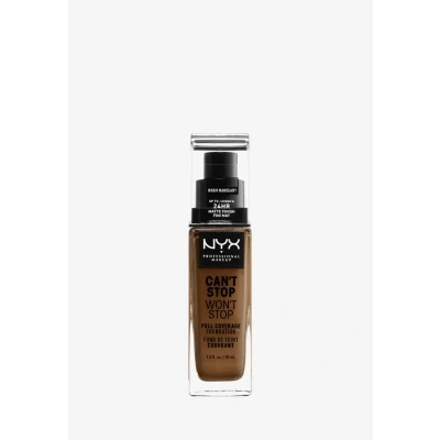 Abbildung von Nyx Professional Makeup CAN&#039;T STOP WON&#039;T Foundation Foundation, Damen, Größe: 30 ml, 16.7 warm mahogany