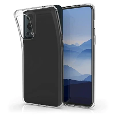 Abbildung von kwmobile Hülle kompatibel mit OnePlus Nord 2 5G Silikon Handyhülle Transparent Handy Case in