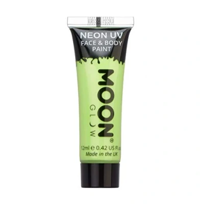 Abbildung von Moon Glow Pastell Neon UV Körperfarben Bodypaint 12ml Grun