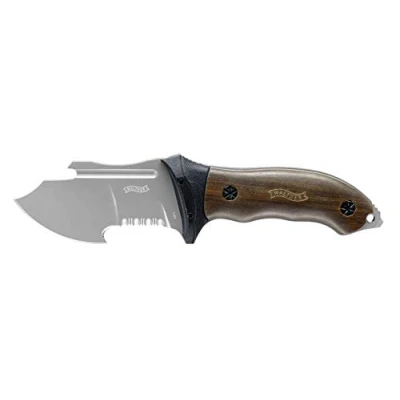 Abbildung von Walther Arms Survival Knife FTK Feststehendes Messer mit Walnuss Griff, (1 St), Scheide inklusive