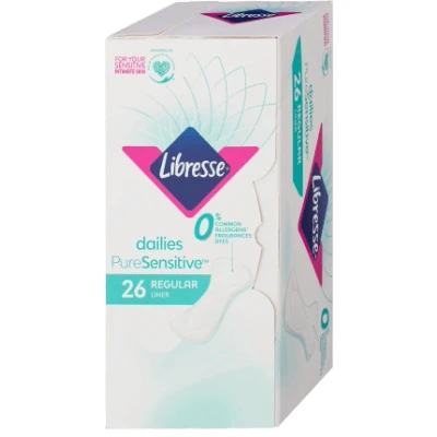 Abbildung von Libresse Pure Sensitive Tägliches Absorptionsmittel, 26 Stück