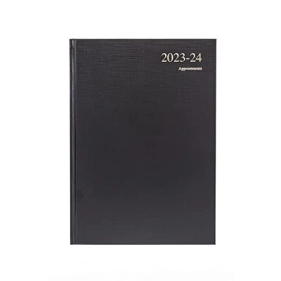 Abbildung von Collins Essentials Schülerkalender 202324, A4, Tagesansicht, Jahresmitte, Terminplaner, Schule, Hochschule oder Universität, Juli 2023 bis 2024, Schwarz ESSA41M.992324
