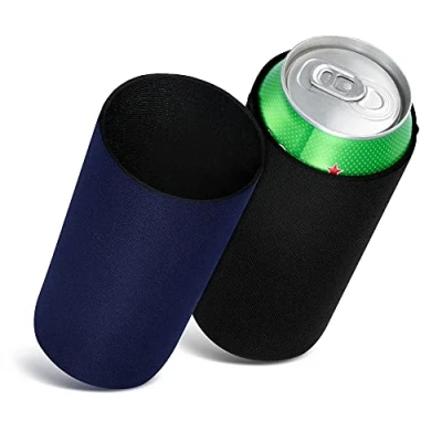 Abbildung von kwmobile Outdoor Flaschenkühler 2x 500ml Can Dosenkühler, für Bierdosen und andere Getränkedosen 7 x 14 cm