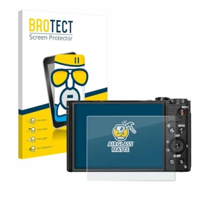 Abbildung von BROTECT Entspiegelungs Schutzglas für Sony Cyber Shot DSC HX99 Schutz Folie Panzerfolie Glas Matt [Extrem Kratzfest 9H, Anti Reflex]