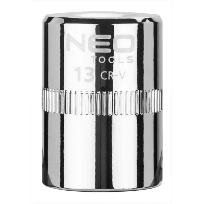 Abbildung von NEO TOOLS 08 231 Steckschlüsseleinsatz 1/4 3124 13 mm Chrom Vanadium Stahl SuperLock