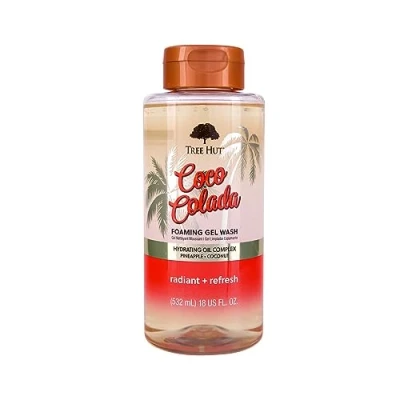 Abbildung von Tree Hut Coco Colada Radiant &amp; Refresh Foaming Gel Wash, 18 oz.