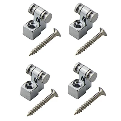 Abbildung von 4 Stück Roller Gitarre String Tree Guides Retainers with Mounting Screws Guitar Accessories for Fender Strat Stratocaster Tele Telecaster E
