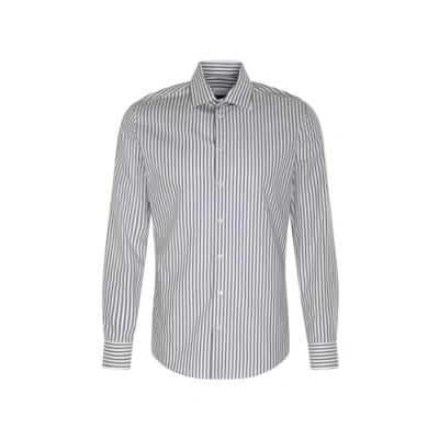 Abbildung von Seidensticker Herren Shaped Fit Langarm Hemd, Dunkelblau, 42