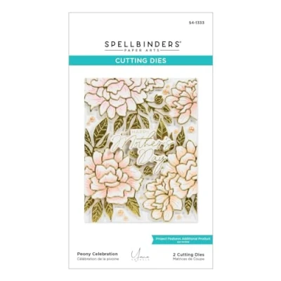 Abbildung von Spellbinders Peony Celebration Etched Dies (S4 1333)