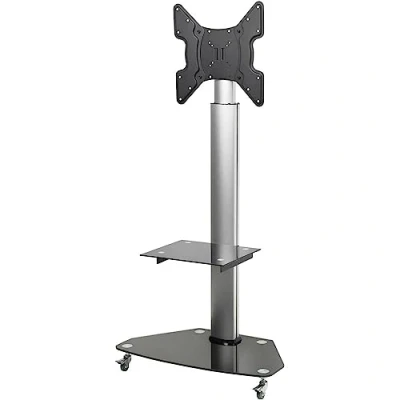 Abbildung von Speaka Professional SP TVRW 01 TV Rollwagen Höhenverstellbar 81,3 cm (32) 139,7 (55) Neigbar