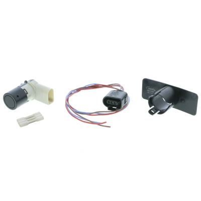 Abbildung von VEMO V10 72 10808 Parksensoren vorne und hinten schwarz Ultraschallsensor AUDI: A6 C6 Avant, Limousine, C5 VOLKSWAGEN: Multivan 5 (7HM