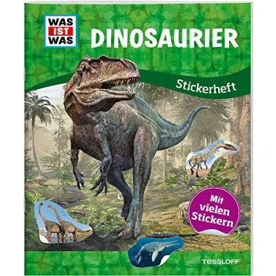 Abbildung von WAS IST Dinosaurier Stickerheft / Spielerisch lernen Mit rund 100 wiederablösbaren Stickern Für Kinder ab 8 Jahren: vielen