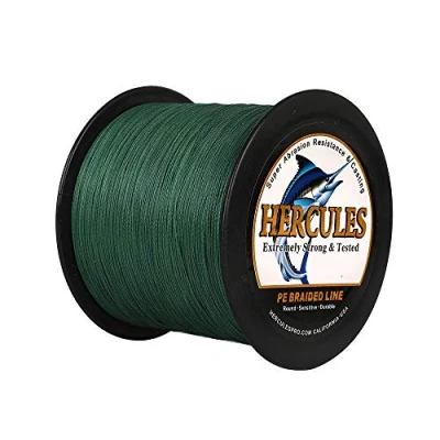 Abbildung von Hercules Super Cast 100m 2000m 109 2196 Yards Geflochtene Angelschnur 6lb 100lb Test für Salzwasser Süßwasser PE Geflecht Fischdraht Superline 4 Stränge
