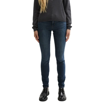 Abbildung von TOM TAILOR Damen Alexa Skinny Jeans, 10282 Dark Stone Wash Denim, 27W / 30L