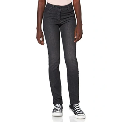Abbildung von GERRY WEBER Edition Damen Best4me Slimfit Jeans, Grey Denim, 46 EU