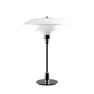 Abbildung von Louis Poulsen PH 3 1/2 2 Tischlampe chrom