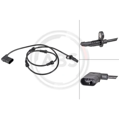 Abbildung von A.B.S. 32130 ABS Sensor aktiver 970 1050 39 schwarz