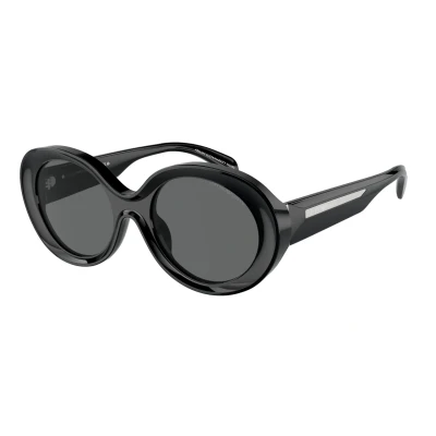 Abbildung von Emporio Armani Sonnenbrille, Damen, Größe: 53, Shiny black