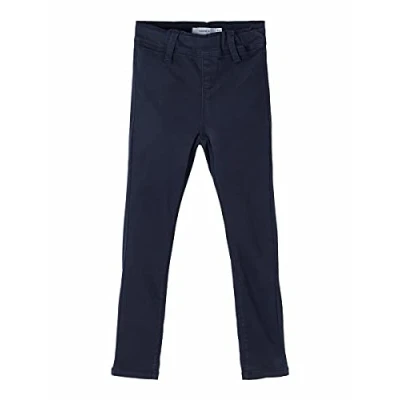 Abbildung von Name it Nkfpolly Stoffhose für Kinder, Größe: 140, Dark sapphire