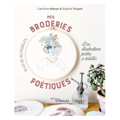 Abbildung von Mes broderies poétiques: Des illustrations prêtes à broder