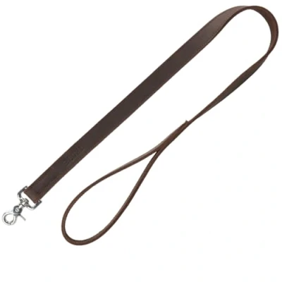 Abbildung von Trixie Rustic fattg.leather line, L XL: 1,00 m/25 mm, dunkelbraun