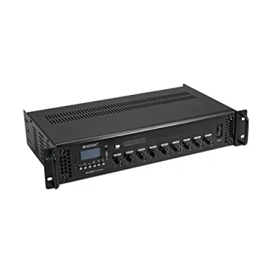 Abbildung von OMNITRONIC MA 360P ELA Mischverstärker Mono mit MP3 Player, Bluetooth und IR Fernbedienung, 360 Watt