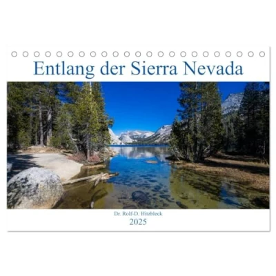 Abbildung von Entlang der Sierra Nevada (Tischkalender 2025 DIN A5 quer), CALVENDO Monatskalender