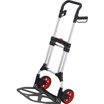 Abbildung von meister Sackkarre Transportkarre / 8985710, 200 kg Tragkraft, klappbar mit Rädern, 3 fach höhenverstellbarer Griff