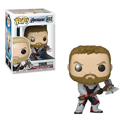 Abbildung von Funko Pop! Bobble: Marvel Avengers Endgame: Thor Vinyl Sammelfigur Geschenkidee Offizielle Handelswaren Spielzeug Für Kinder und Erwachsene Movies Fans Modellfigur Sammler