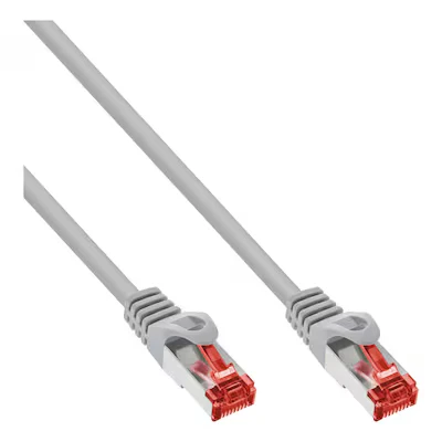 Abbildung von KAB IN InLine Patchkabel, S/FTP (PiMf), Cat.6 250MHz, halogenfrei, Kupfer, grau, 3m