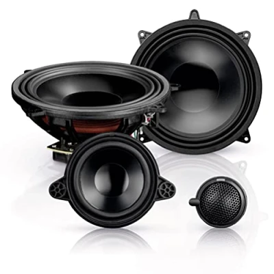 Abbildung von EMPHASER EM MBF3: Plug &amp; Play Lautsprecher Set, kompatibel mit Mercedes Benz Sprinter (VS30 / W907), einfach einzubauendes 16,5 cm 2 Wege Komponenten System Plus Center Speaker