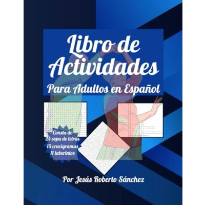 Abbildung von Libro de Actividades para Adulto en Español: Horas diversión y retos tu mente: La solución perfecta relajarte entrenar cerebro