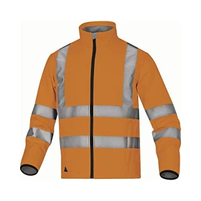 Abbildung von Deltaplus LEGAORGT Jacke Aus &quot;Softshell&quot; Polyester Mit 3 Laminierte Schichten, Neonorange, Größe L