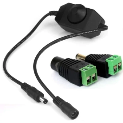 Abbildung von Taikuwu DC 12V 24V 6A PWM Dimmer Schalter Kontrolleur für SMD 5050 3528 2835 5630 LED Streifen und andere Beleuchtung Geräte