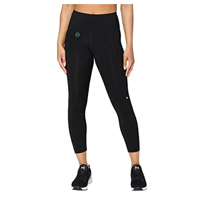 Abbildung von Under Armour Damen UA Rush Crop Sport Hose, atmungsaktive Trainingshose mit Technologie, leichte Laufhose Kompressionspassform