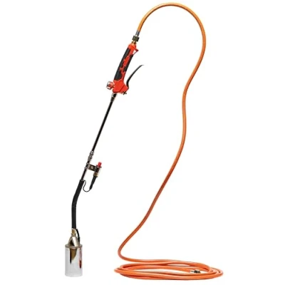 Abbildung von ROTHENBERGER Industrial Anwärmbrenner ECO Piezo inkl. 5 m Propangasschlauch &amp; Zündung Unkrautvernichter Brenner Gasbrenner Abflammgerät Dach und Bitumenbahnen 1500004926